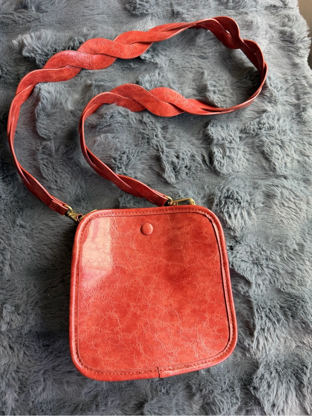 Anthropologie Bette Braided Strap Crossbody Bag-NWOT
